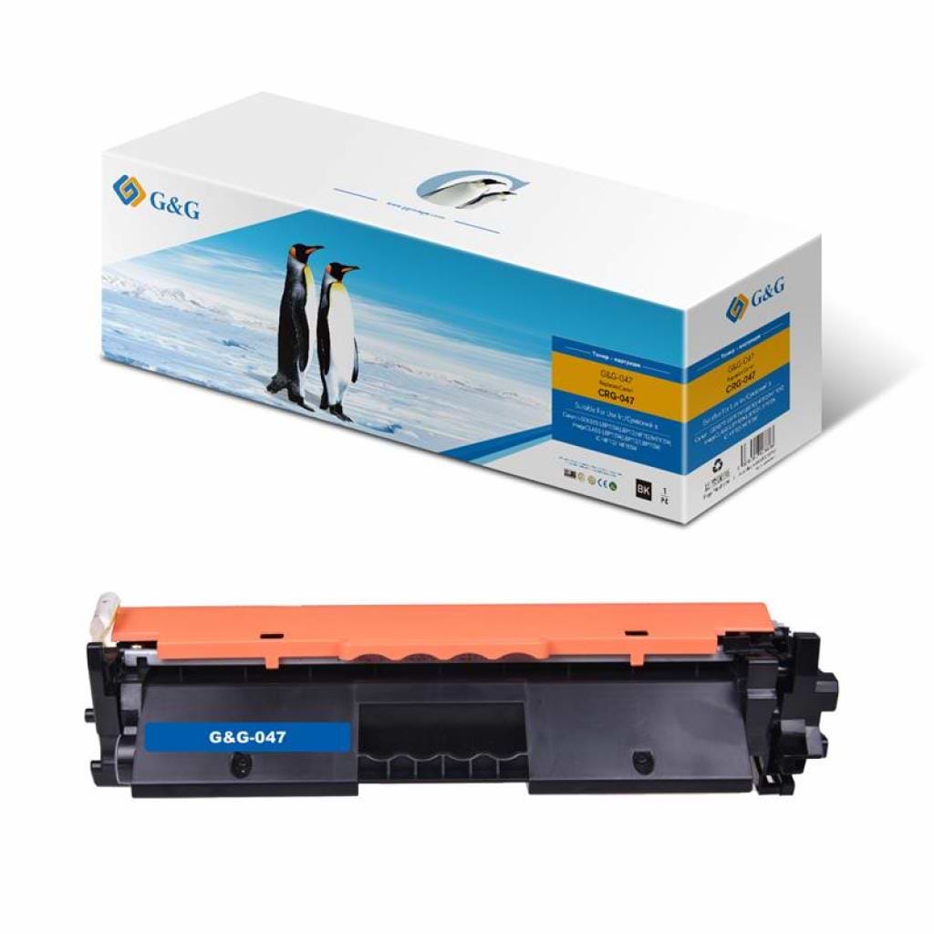 Картридж для лазерных принтеров/МФУ G&G Canon LBP112/MFP112/113 Black (аналог Canon 047) (G&G-047)