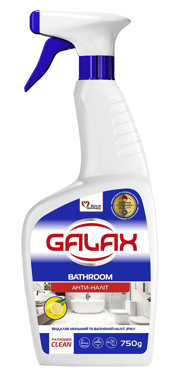 Фото - Засіб для миття у ванній кімнаті GALAX PowerClean Антиналіт 750 г