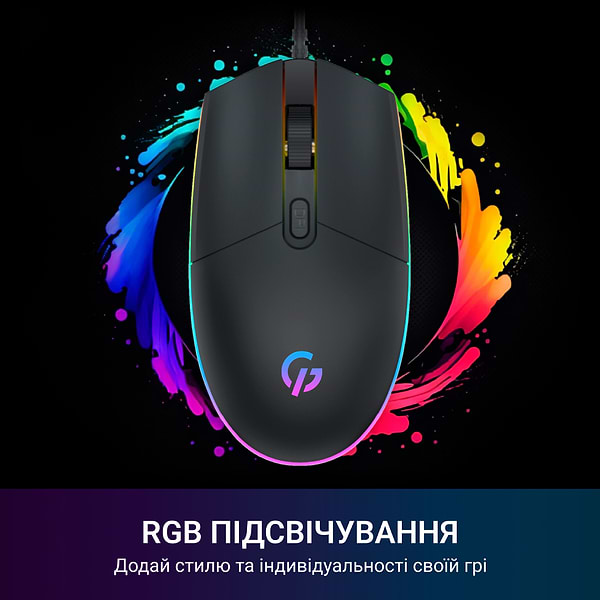 Фото - Миша дротова ігрова GamePro Black (GM152) USB
