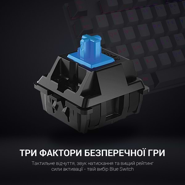 Фото - Клавиатура проводная игровая GamePro LED USB (MK100B)
