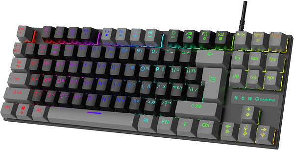 Фото - Клавиатура проводная игровая GamePro LED USB (MK100R)