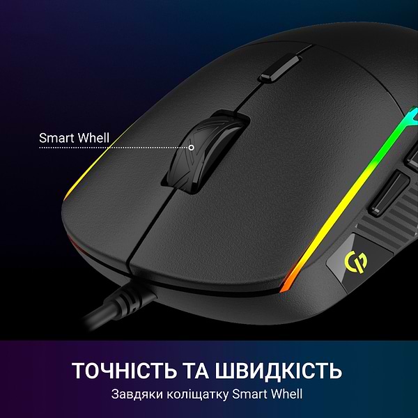 Фото - Миша дротова ігрова GamePro USB Black RGB (GM400)