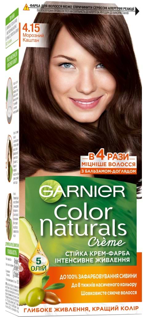 Фарба для волосся Garnier Color Naturals 4.15 Морозний каштан 110 мл (3600541091689)