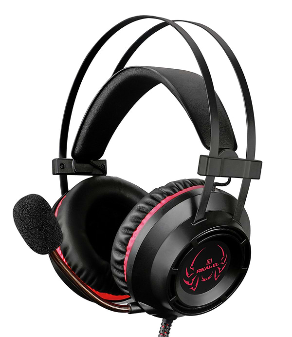Фото - Гарнітура дротова ігрова REAL-EL GDX-7450 Black
