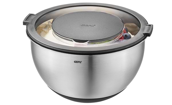 Фото - Набор мисок Gefu с крышками для защиты от брызг Muovo 2 шт. (35055)