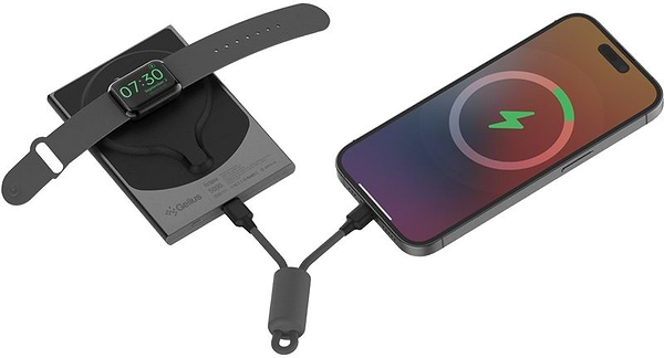 Фото - Батарея мобильная Gelius Eclipse Magnetic Wireless Charge GP-WC014 15W 5000mAh (100079)