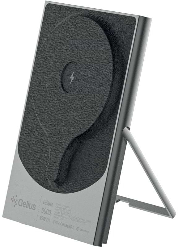 Фото - Батарея мобильная Gelius Eclipse Magnetic Wireless Charge GP-WC014 15W 5000mAh (100079)