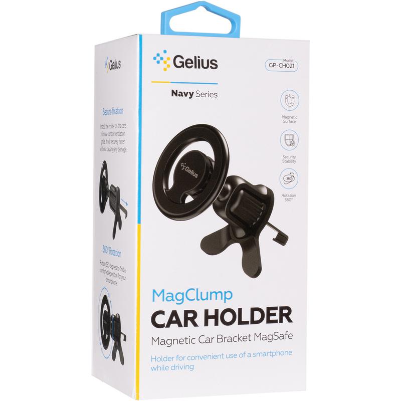 Фото - Автотримач Gelius MagClump GP-CH021 Magnetic Black (96051)