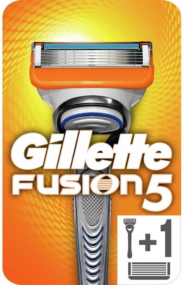 Фото - Станок мужской Gillette FUSION Станок+2 картриджа 1шт