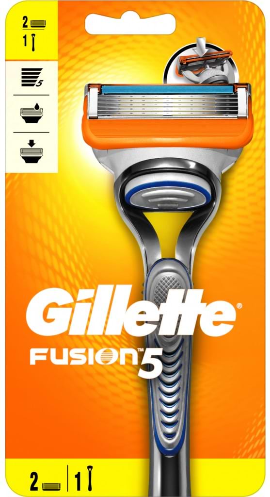 Фото - Станок мужской Gillette FUSION Станок+2 картриджа 1шт