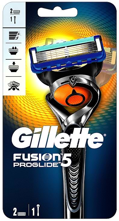 Фото - Станок чоловічий Gillette Fusion ProGlide Flexball с 2 сменными кассетами (7702018388677)