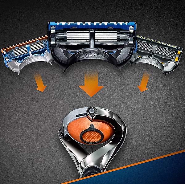 Фото - Станок чоловічий Gillette Fusion ProGlide Flexball с 2 сменными кассетами (7702018388677)