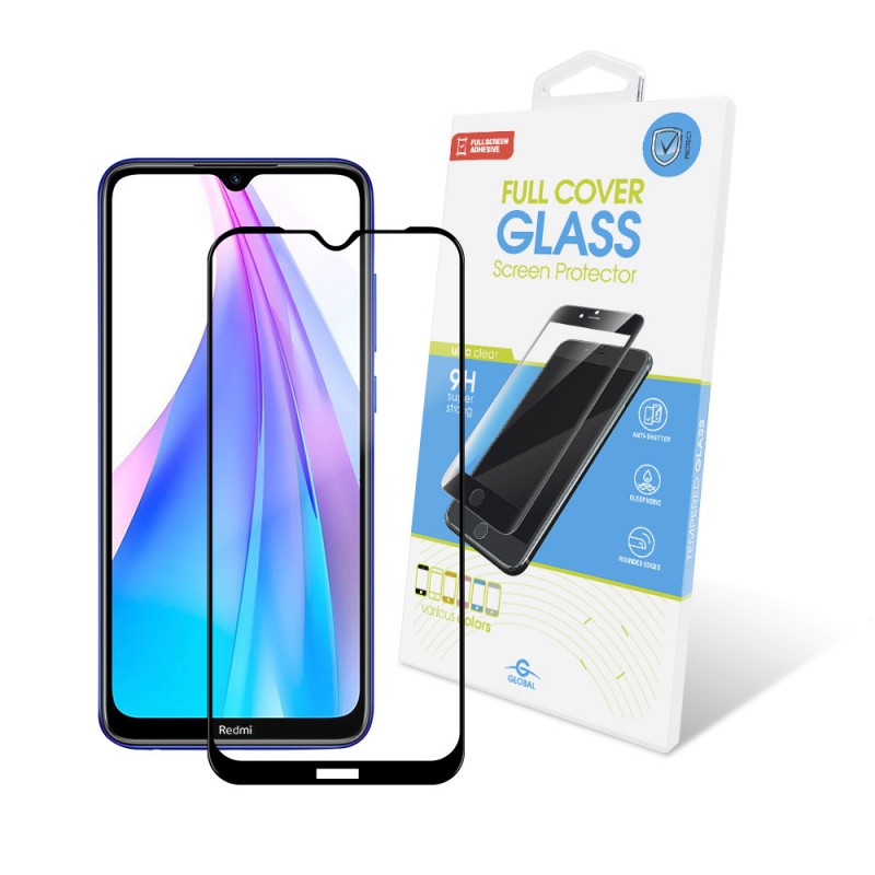 Защитное стекло для смартфона Global Xiaomi Redmi Note 8T Full Glue Black (1283126496448)