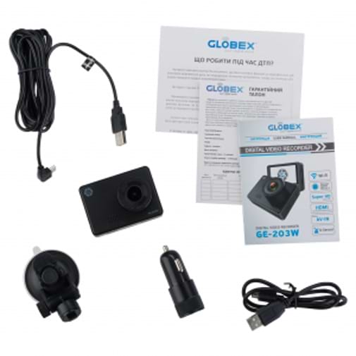 Фото - Уценка - Видеорегистратор Globex GE-203W