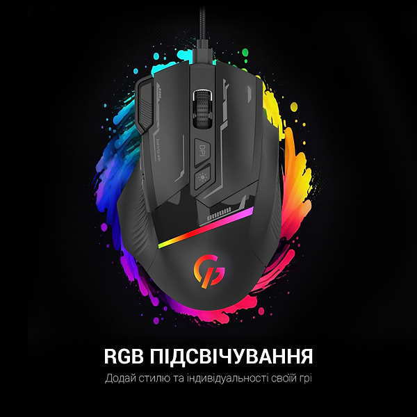Фото - Мышь проводная игровая GamePro USB Black (GM300B)