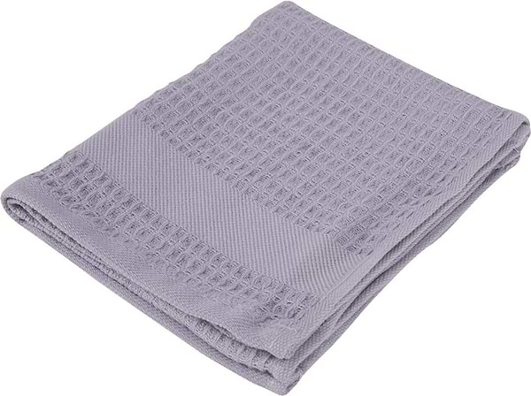 Фото - Рушник для рук GM Textile вафельний світло-сірий 40х70