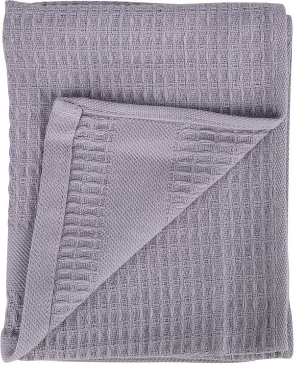 Фото - Рушник для рук GM Textile вафельний світло-сірий 40х70