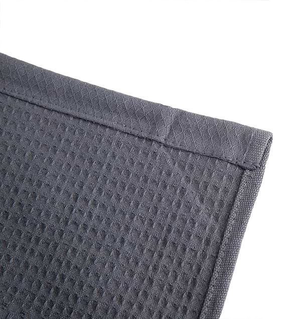 Фото - Простирадло полуторне GM Textile  літнє вафельне сіре 150х200