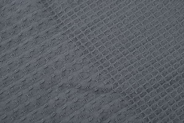 Фото - Простирадло полуторне GM Textile  літнє вафельне сіре 150х200