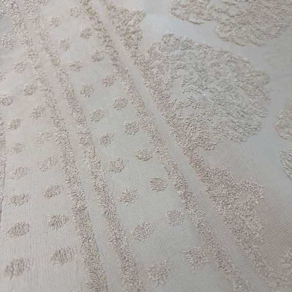 Фото - Простирадло полуторне GM Textile махрове жакардове кремове 150х200