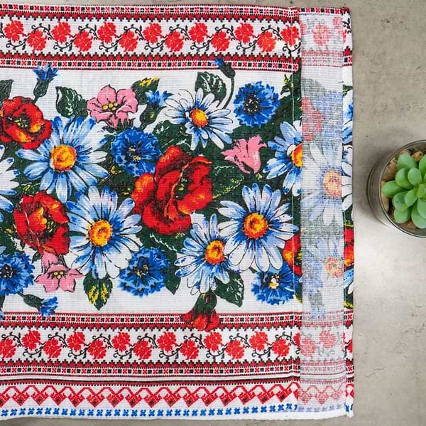 Фото - Набір рушників GM Textile вафельних вишиванка 35х61, 4 шт