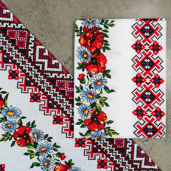 Фото - Набір рушників GM Textile вафельних вишиванка 35х61, 4 шт