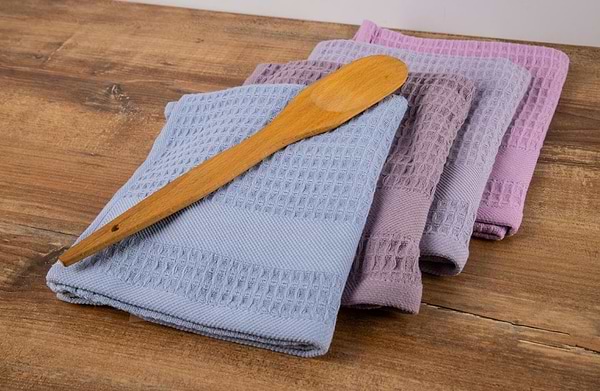 Фото - Рушник для рук GM Textile вафельний блакитний 40х70