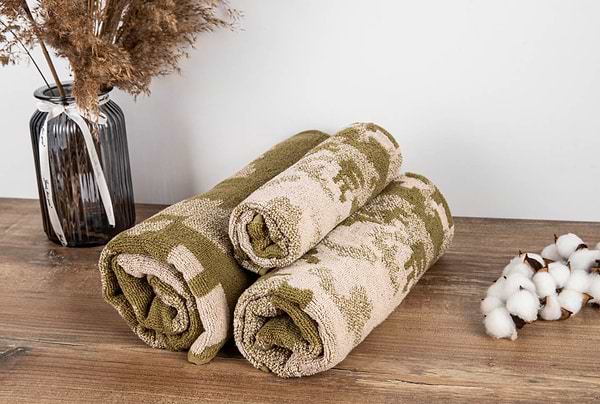 Фото - Рушник банний GM Textile піксель махровий 70х140