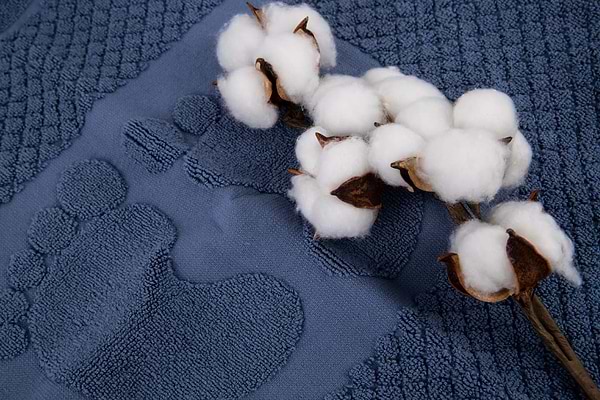 Фото - Полотенце для ног GM Textile махровое голубой 50х70