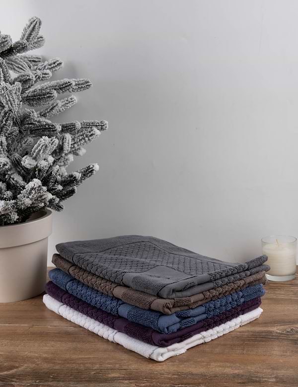 Фото - Полотенце для ног GM Textile махровое голубой 50х70