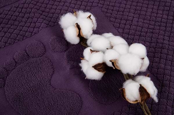 Фото - Рушник для ніг GM Textile махровий виноградний 50х70