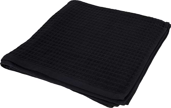 Фото - Рушник банний GM Textile вафельний чорний 70х140, 280 г/м2