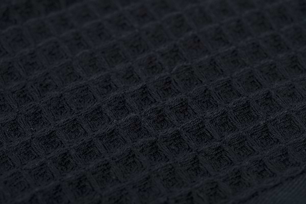 Фото - Рушник банний GM Textile вафельний чорний 70х140, 280 г/м2
