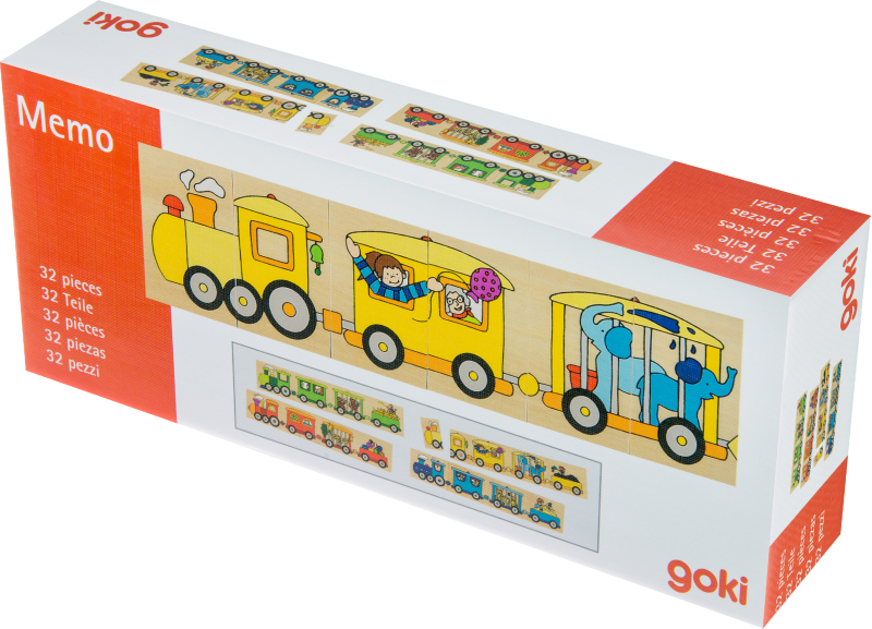 Пазлы (3-4 года) goki Цветной паровоз (56945)