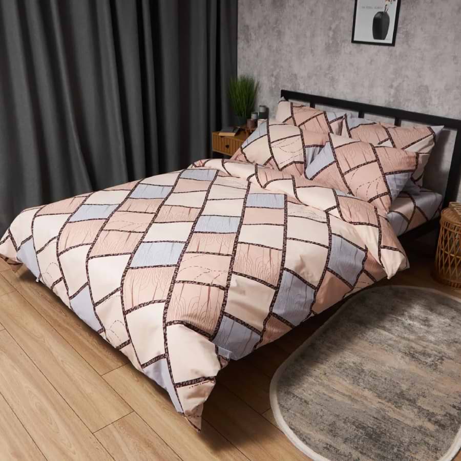 Комплект постельного белья Moon&Star Бязь Gold Люкс Cozy Puzzle 200х220 нав. 4х50х70 (MS-820009043)