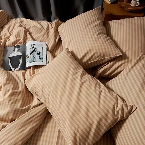 Фото - Комплект постельного белья Moon&Star Бязь Gold Люкс Sand Lines 143х210 см нав. 2х40х60 (MS-820009745)