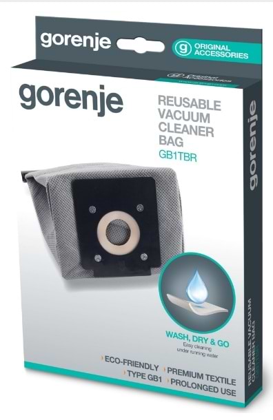 Фото - Мішок багаторазовий для пилососа Gorenje GB1TBR