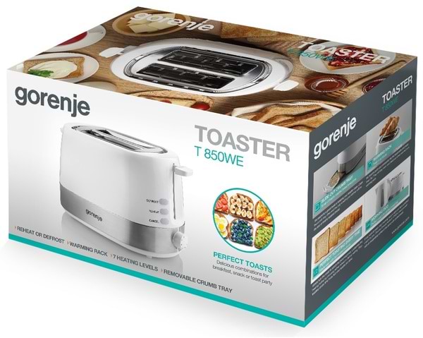 Фото - Тостер Gorenje T850WE