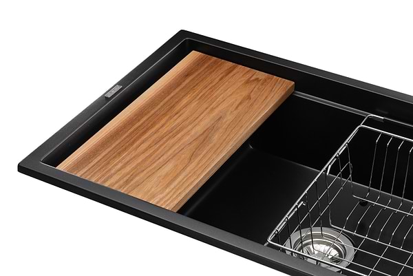 Фото - Мойка кухонная+смеситель GRANADO Optimal Estella black shine