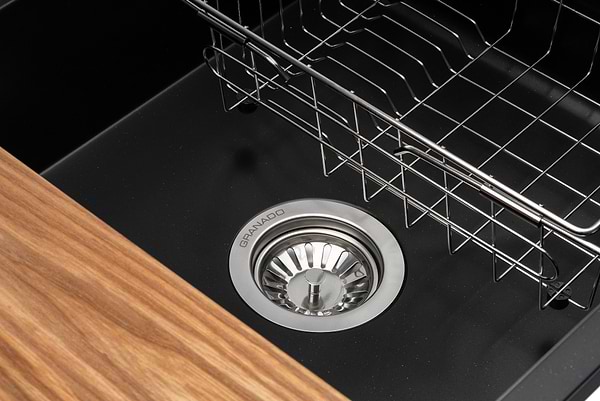 Фото - Мойка кухонная+смеситель GRANADO Optimal Estella black shine