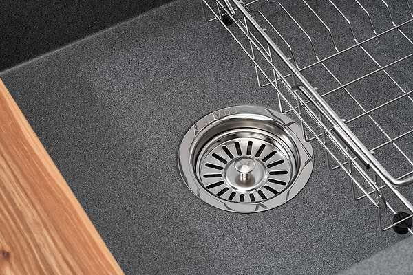 Фото - Мийка кухонна+змішувач+дозатор GRANADO Royal Estella grafito (+подрібнювач Algar+Ferrol inox+ Redondo inox+кошик+дошка)