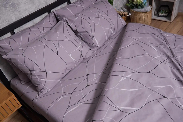 Фото - Пододеяльник двуспальный евро Moon&Star Бязь Gold Люкс Graphite 200x220 см (MS-870000273)