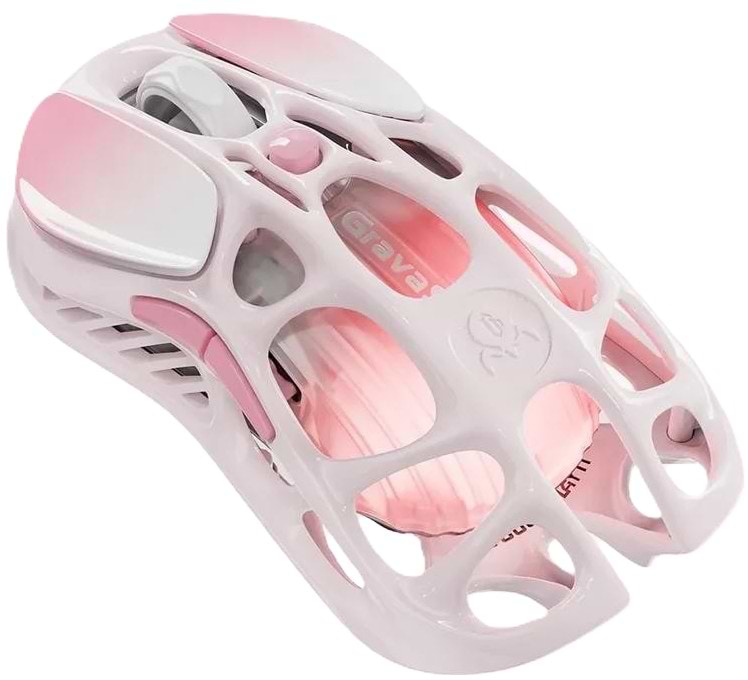 Мышь беспроводная игровая GravaStar Mercury M1 Pro Sakura Pink (GRAVASTARM1PRO_PNK)