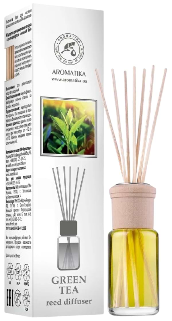 Фото - Аромадифузор Ароматика Зелений чай (Green tea) 50 мл (4820177028715)