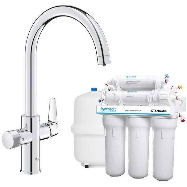 Фото - Кухонний змішувач Grohe Blue Pure StartCurve з фільтром Ecosoft Standard (MO55030592)
