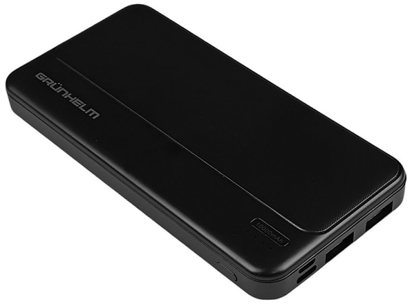 Фото - Батарея мобільна Grunhelm 20.000 mAh Black (GP-20B)