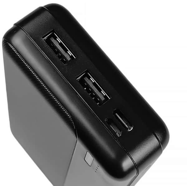 Фото - Батарея мобільна Grunhelm 20.000 mAh Black (GP-20B)