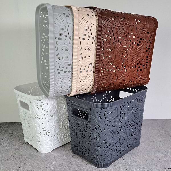 Фото - Короб для хранения Gusto Ажур 3.5л в ассортименте (GT-3-5)