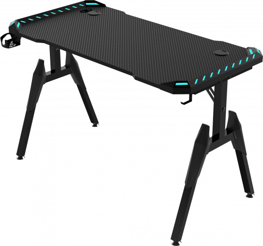Фото - Стіл комп'ютерний GT Racer T-1444 Black