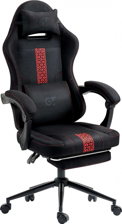 Крісло для геймерів GT Racer X-2331 Fabric Black/Red